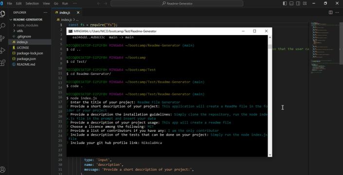 image of read me generator