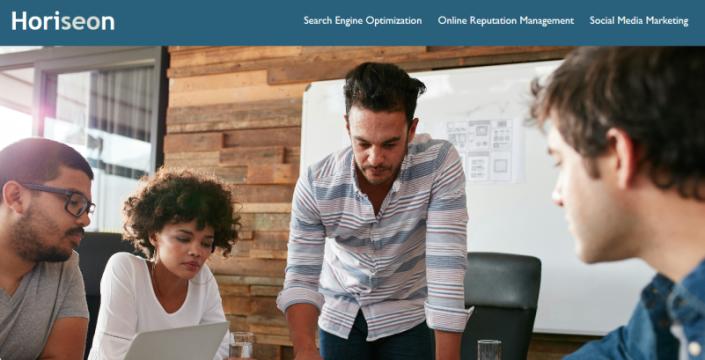Picture of the Horiseon Website