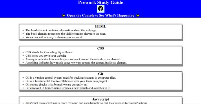 image of student guide project
