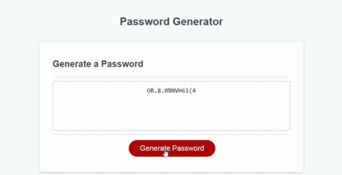 image of the password generator